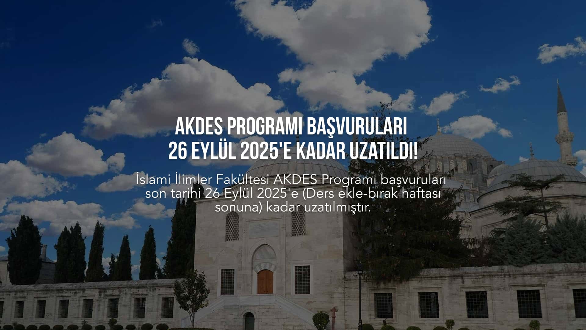 AKDES Program Applications Extended Until September 26, 2025