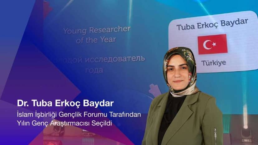 Dr. Tuba Erkoç Baydar was selected as the Young Researcher of the Year by the Islamic Cooperation Youth Forum